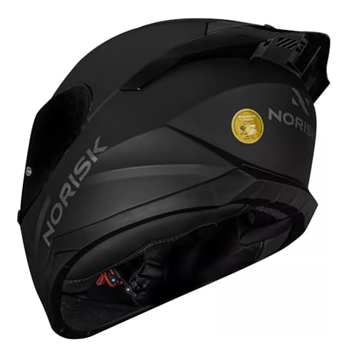 Capacete Norisk Edition Preto Fosco Com 2 Viseiras + Spoiler (59/60-L)