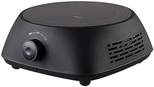 Placa de té eléctrica portátil, quemador infrarrojo eléctrico para cocina, camping, oficina, RV, placas calientes individuales de vidrio cerámico para calentar, hervir, freír