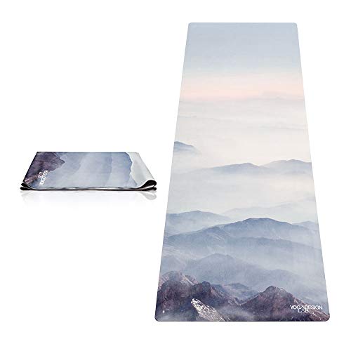 YOGA DESIGN LAB | The Travel Yoga Mat | 2-in-1 Mat+Towel | Lightweight