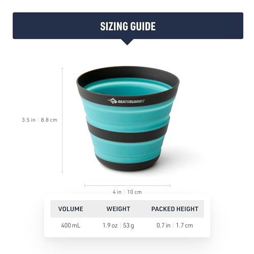 Sea to Summit Frontier UL Collapsible Cup - Falt-Becher yellow – Ansicht 6