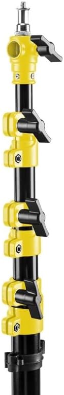 Flashpoint Flashpoint 13' Yellow Color Coded Pro Air Cushioned Heavy Duty Light Stand for Photography