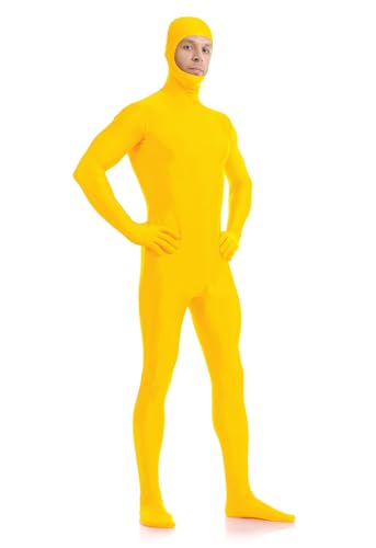 Image of ATHX Men's and Women's Spandex Open Face Bodysuit Costume Adult Stretchy Halloween Cosplay Body Suit Zentai Suit Outfits