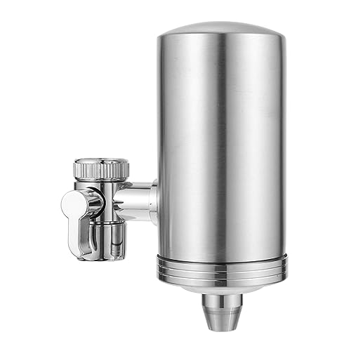 Veemoon Faucet Water Filter System Purifier for Kitchen Sink Efficient Filter Design Reduces Taste and Odor Water Purifying Tool