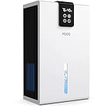 PSOS Dehumidifier, 98 OZ Water Tank, Dehumidifier for Home 1000Sq.Ft Quiet Dehumidifiers for Basement, Bedroom, Bathroom, RV with Humidity Display, Auto Shut Off, Relaxing 7 Color Ambient Light