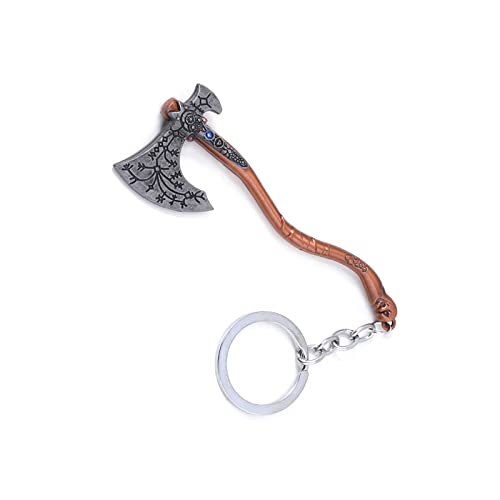 SONGCHANGJEWELRY Game God of War Keychains - Kratos Blades of Chaos Cosplay Metal Keychain - Blades of Chaos Gifts Men Teens