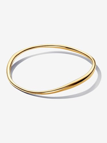 Pandora Essence Organically Shaped Bangle - 14k Gold-Plated Bangle - Bracelet for Women - Gift for Her - Includes Gift Box3