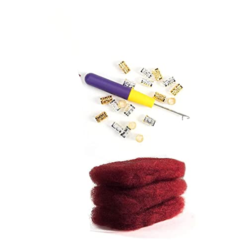 Style Icon 3 Bundles Afro Kinkys Bulk Human Hair - Afro Twist Braiding Hair - Afro Bulk Braiding Hair Dreadlocks - Loc Braiding Hair (12"/12"/12", Light Brown 30#)