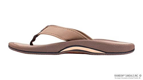 Image of Rainbow Sandals Men's Navigator Premier Leather Orthopedic Foot Bed w /Tapered Strap