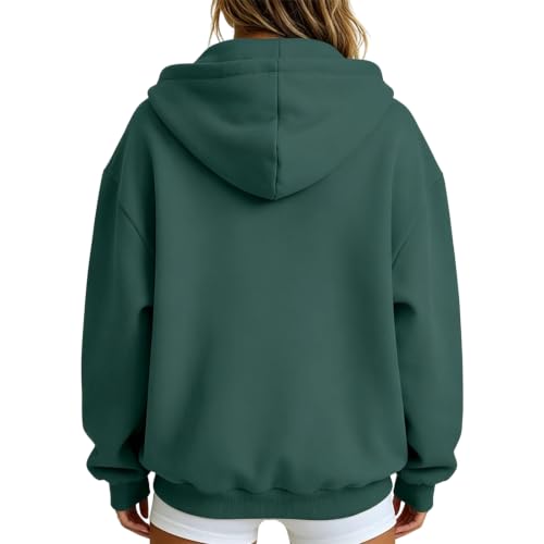 SdGgsgv Womens 1/4 Zip Pullover Game Day Soccer Oversized Fleece Hoodies - image 3
