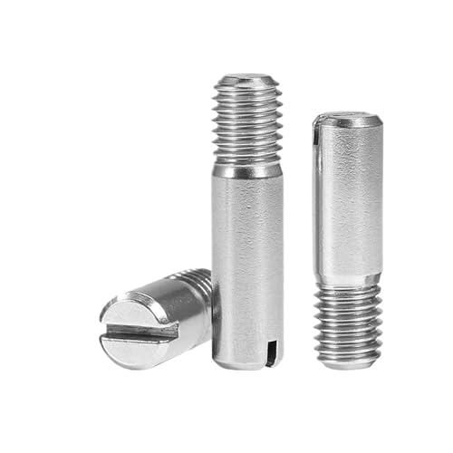 Male to Female Round Standoff Stud Dowel Male Thread Locating Pin 304 Stainless Steel Length 5mm - 50mm M2 M2.5 M3 M4 M5 M6 M8 M10 304 M8x10 4Pcs