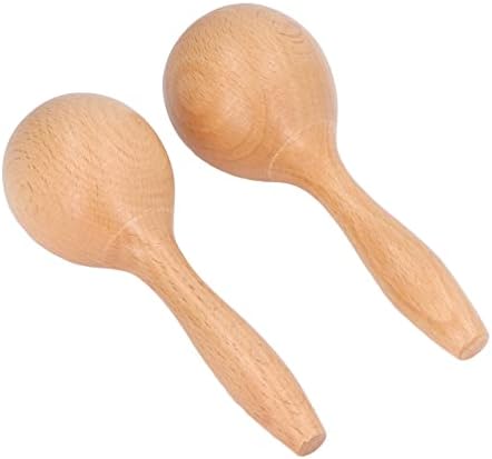 Musical Maracas, Material Beech 2 Pieces Maracas Musical Instruments Percussion Board Games Adults Children Concerts