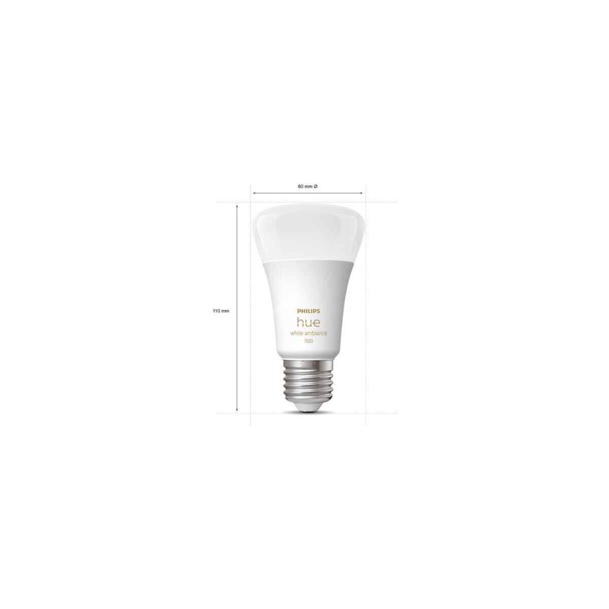 PHILIPS Hue white ambiance E26 1100ルーメン Żarówka LED Hue A60 E27 - białe światło nastrojowe | Philips