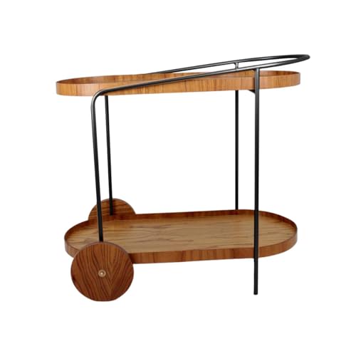 Carrinho de Bar Don Juan Adega para Bebidas Estilo Industrial, Decore Casa