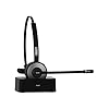 YAMAY Bluetooth headset, bluetooth headset met laadstation, pc-headset met microfoon, draadloze lichte headset…