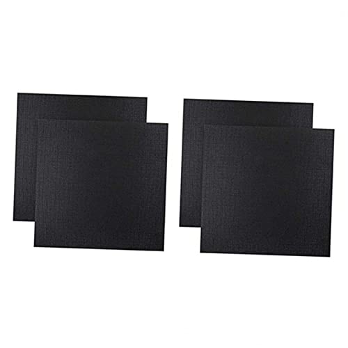 HOMSFOU Embroidery Cloth Set 4pcs 11ct Fabric 30x30cm for DIY Projects Family Needlework Fun