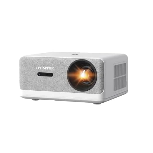 Projetor BYINTEK U14 4K 1080P WiFi Smart Full HD Projetor, Foco Automático, 1250 ANSI Lumens, Totalmente Selado à Prova de Poeira, Alto-falante Integrado de 12 W, Home Theater móvel