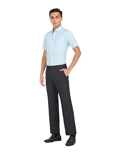 Image of Arrow Classic Fit Checkered Formal Shirt