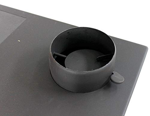 Kaminofen mit Backfach und Herdplatte 93935 7,5 kW Kamin Gartenofen Küche Outdoor Ofen Holz