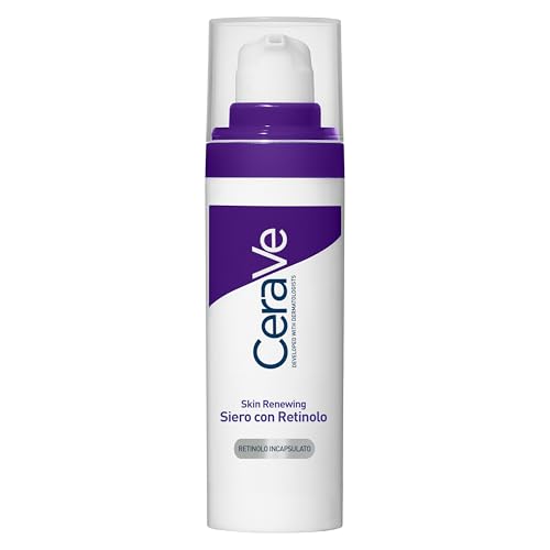 CeraVe Skin Renewing Retinol Serum para líneas de expresión y arrugas con retinol encapsulado y ceramidas, 30ml