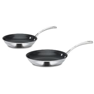 Cuisinart French Classic 2-Piece Non-Stick Fry Pan Set, 9-Inch and 11-Inch