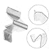 DIYEAH 10pcs U-Shaped Adjustable Shelf Clips for Office Cabinets Iron Partition Board Retainer Brackets Shelving Simple Tool Installation