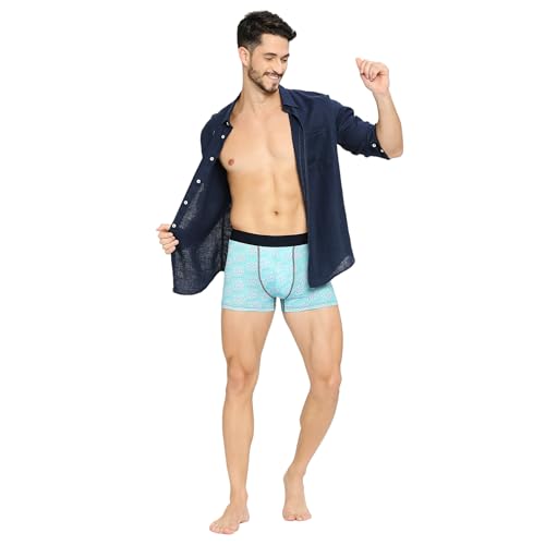 Image of Friends-Men's Smundies | Poly Elasthene Jersey Smundies | Sea Green Printed Smundies | Pack of 1