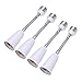 OSALADI 4pcs Light Socket Light Bulbs Light Bulb Socket Light Bulb Adapter Socket Converter Socket Extension for Bulb Holder Extend Flexible E27