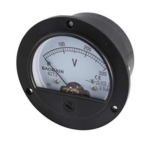Image of BAOMAIN 62T2 AC 0-300V Class 2.5 Analog Panel Volt Meter