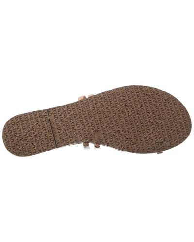 Image of TKEES Leah Leather Sandal, 11, Beige