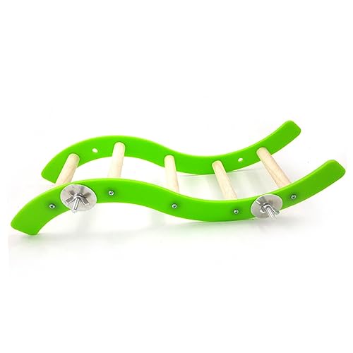 Sosoport Hamster Squirrel Climbing Toy Acrylic Ladder Bird Plaything Parrot Training Toy Pet Play Area