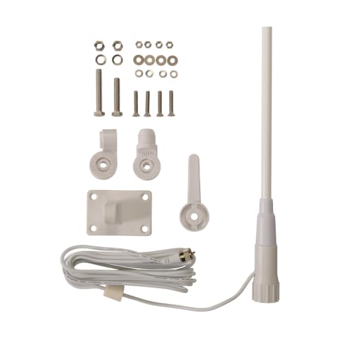 Image of Cobra 8Ft Fiberglass VHF Marine Antenna, Corrosion-Resistant, Clearer Communication with Extended Range