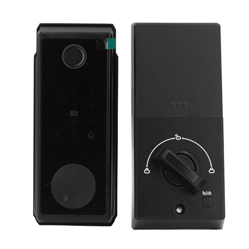 Smart Fingerprint Door Lock, Keyless Entry Door Lock, Keypad, App Access Control, Long Standby, Low Battery Alert, Charging Interface