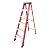 S.Walt 6-Step Fiberglass Step Ladder, 250 lbs Capacity, Non-Conductive, Type IA, Exceeds ANSI Safety Standards, Wide Steps, Practical Top Cap, Folding Step Ladder for Home