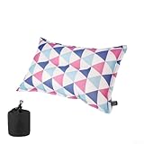 Cuscino gonfiabile automatico, 45 x 30 x 10 cm, cuscino da viaggio portatile con design au...
