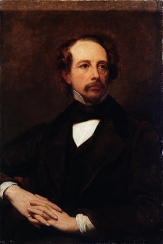 Art tableau portrait de Charles Dickens Ary Scheffer image sur toile murale