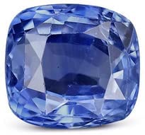Saphir bleu Neelam 10,40 carats pierre Nilam naturelle certifiée