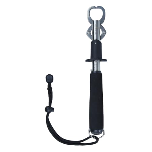 Pesca Brasil, Alicate Garra Steel Resistente e Prático, Com Balança para até 25kg, Preto