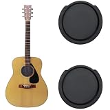 Armastuse Copertura per Buca per Chitarra Copertura del Foro di Risonanza per Chitarra,ilenziatori per chitarra per Chitarra Acustica, Tappo per Foro Sonoro, Nero (10 cm)