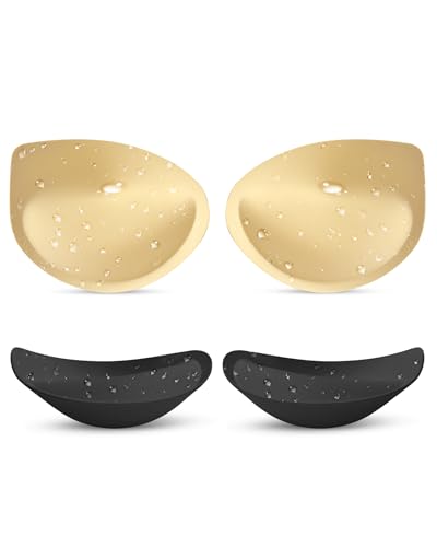 Image of Wateproof Super Thick Bathing Suit Inserts - 2 Pairs Push Up Bra Pads Inserts Add 1-2 Cups Swimsuit Breast Enhancer