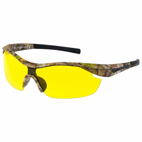 Image of Hornz Polarized Sunglasses Men Camouflage Wrap Around Sport Frame Lightweight