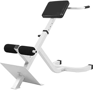 GORILLA SPORTS® Hyperextension Bench - Adjustable, 128 x 56 x 78-86 cm, MultiFunctional, Padded - Roman Chair, Fitness Equipment, Back, Waist & Abdominal Machine Muscle Trainer, Strength Training