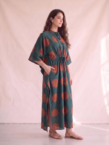 Image of Cotton Kaftan Dresses for Women |