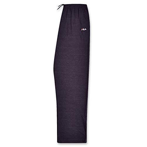 Fila Big And Tall Jersey Pants For Men – Open Bottom Lightweight Lounge Pant Charcoal Heather #TOP1