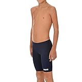 Arena Boy's Board Jammer, 26, Denim/Metallic Silver