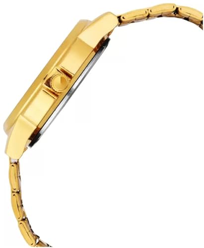 Image of Day Date Function Steel Strap Watch for Unisex