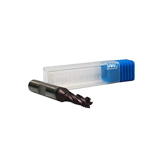 Image of HFS(R) Roughing End Mill Square End Mill 4 Flute M42 8% Cobalt TiAlN for Steel 1 /4 inch Dia.