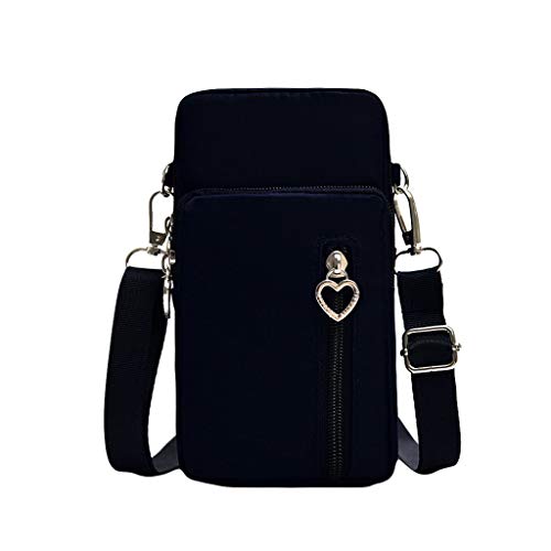 JAGETRADE Mode Frauen Sport Handtaschen Mini Handytasche Crossbody Umhängetaschen Casual Geldbörse Cover