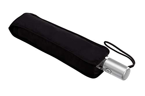 Parapluie haut de gamme Samsonite Alu Drop S élégant noir de 26 cm