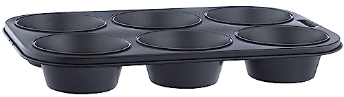 Non-Stick 6-Cup Muffin Pan - Carbon Steel, Dishwasher Safe - Image 3