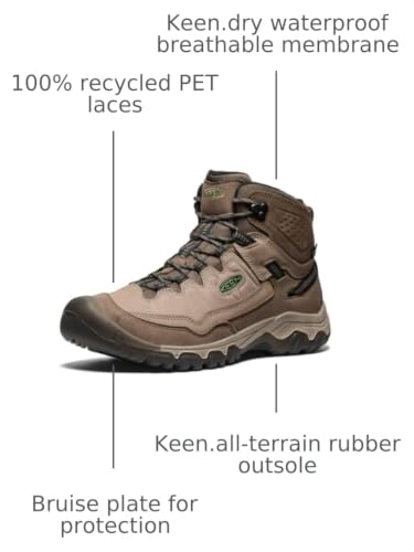 Image of KEEN Men's Targhee 4 Mid Height Waterproof Hiking Boots